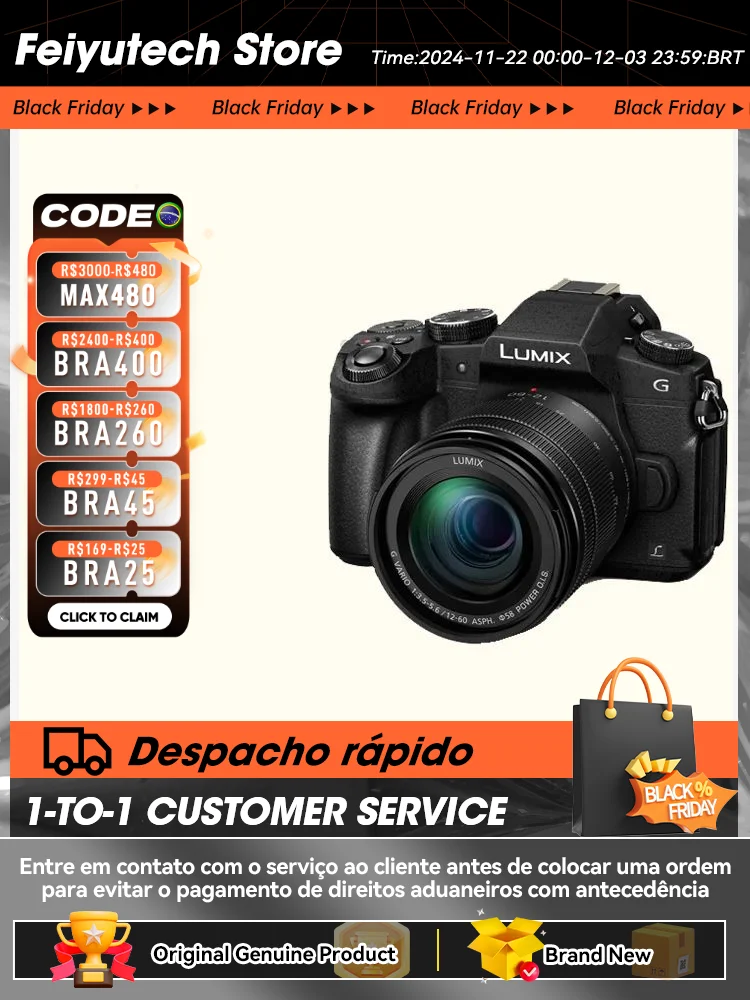 كاميرا مدمجة رقمية من باناسونيك LUMIX G85 بدون مرآة M4/3 20.3MP 4K 5 Axis كاميرا ثنائية لتثبيت الصور التصوير الاحترافي