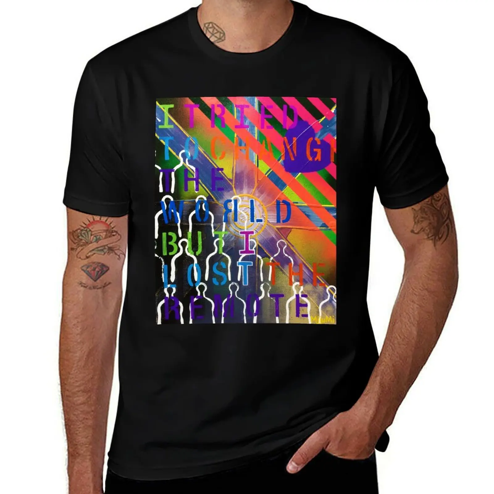 I Lost the Remote T-Shirt Breathable Workout Short Sleeve Top T-Shirt
