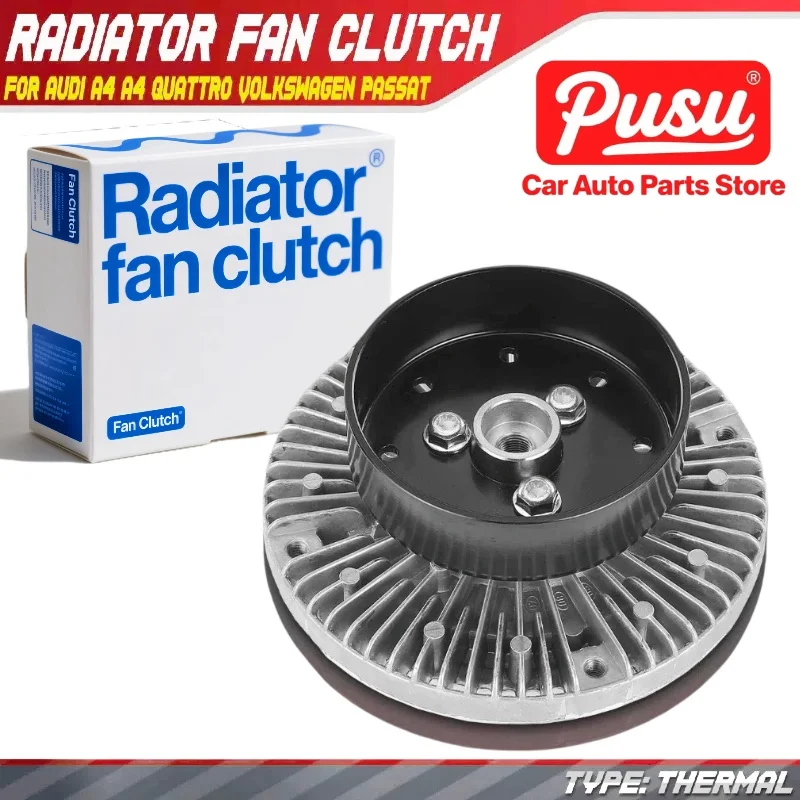 

PUSU Engine Cooling Fan Clutch for Audi A4 A4 Quattro Volkswagen Passat 98-05 L4 1.8L 17798, 30210001, V150421011