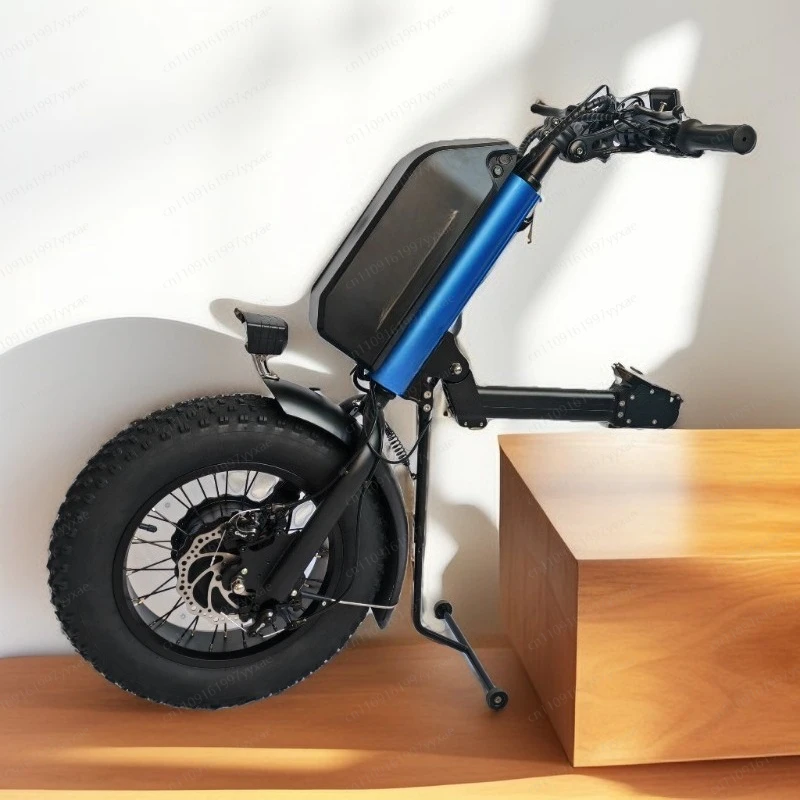 Electric Handcycle Wheelchair Attachment Handbike Kit with 13ah Battery New 48v 1200w Fat 20x4.0 Inch