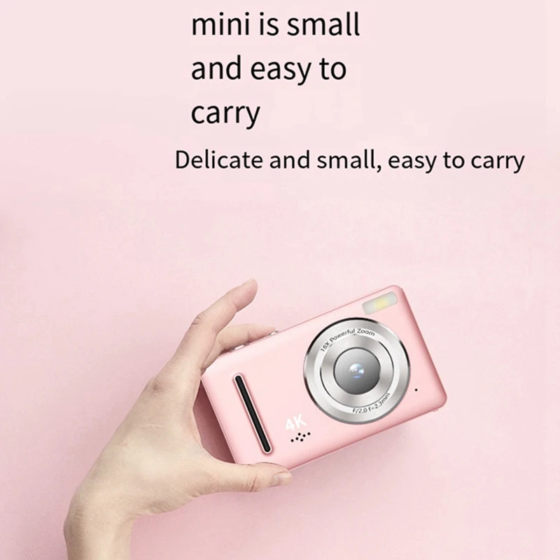SR-4K Ccd Digital Camera Photography Camera, Video Blog Camera, Film Camera, 4K 30FPS Mini Camera For Teenagers