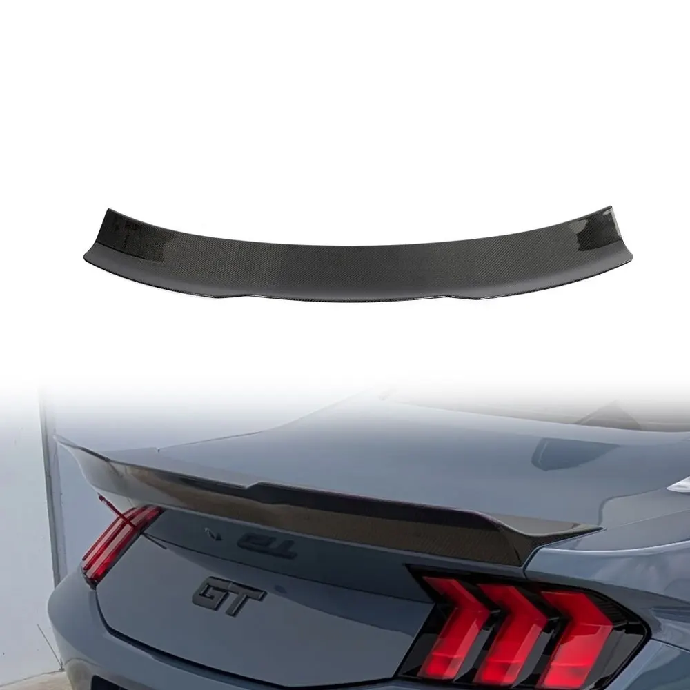 

Carbon Fiber Rear Trunk Spoiler for 2024 Ford Mustang Dark Horsecustom