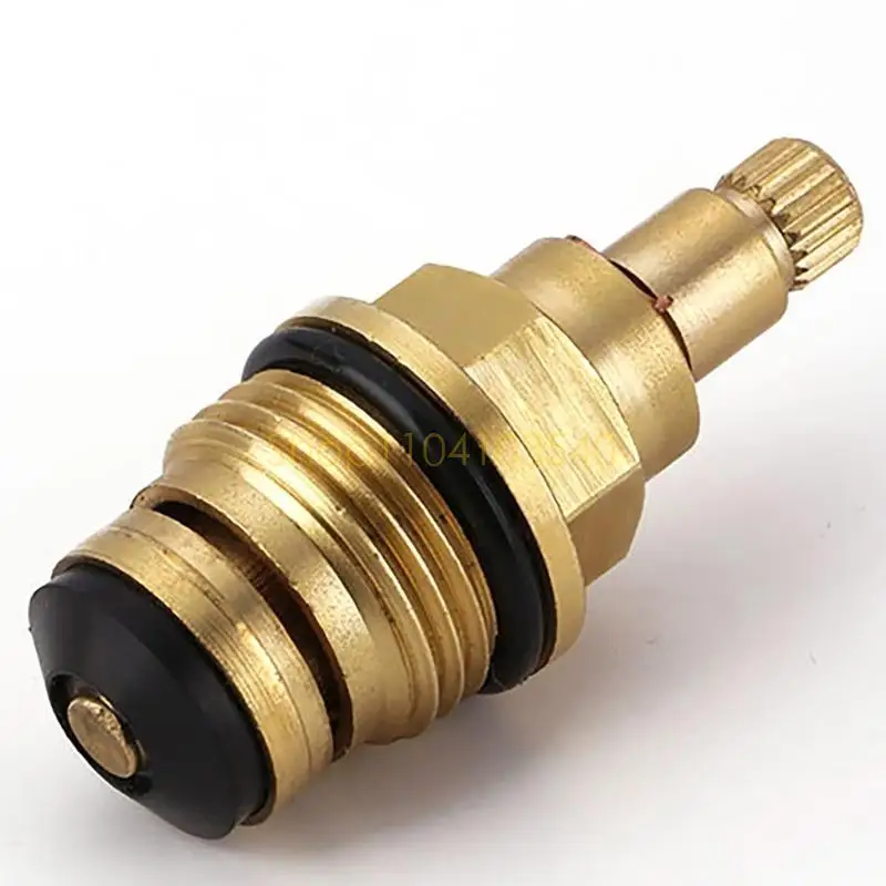 02DC Brass Slow Opening Spool Faucet Cartridge Valves Core Replacement Faucet Hot And Cold Water Spool Faucet Repair Parts