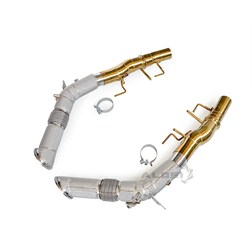 

High Flow Insulated Downpipe for Ferrari SF90 XX Stradale Hard Top 3.9T V8 2021-2024 Straight Through Catback Exhaust Muffler