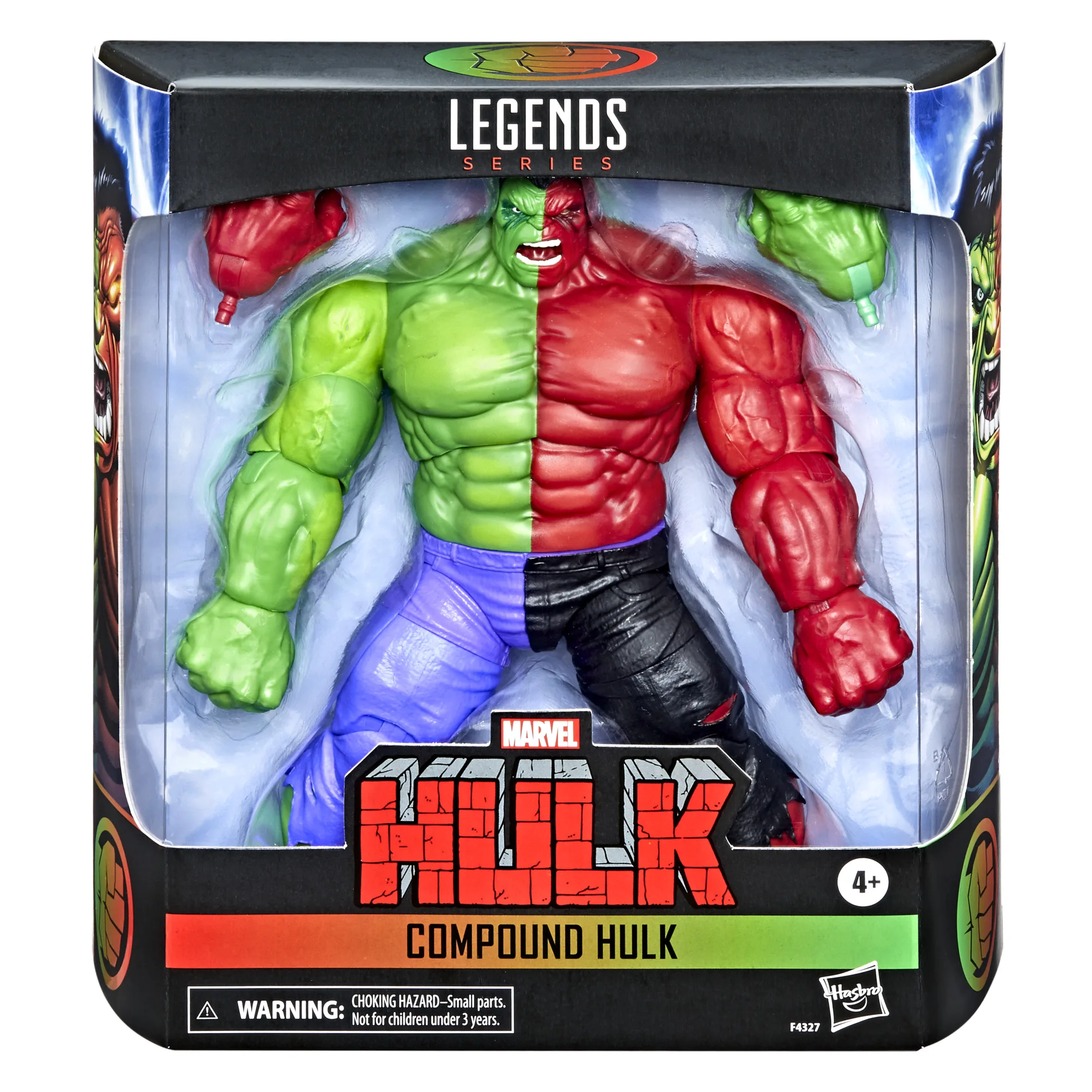 In Stock Original Hasbro Marvel Legends Series Compound Red Green Hulk Anime Figure Action Figure Model Collection Toys for Boys