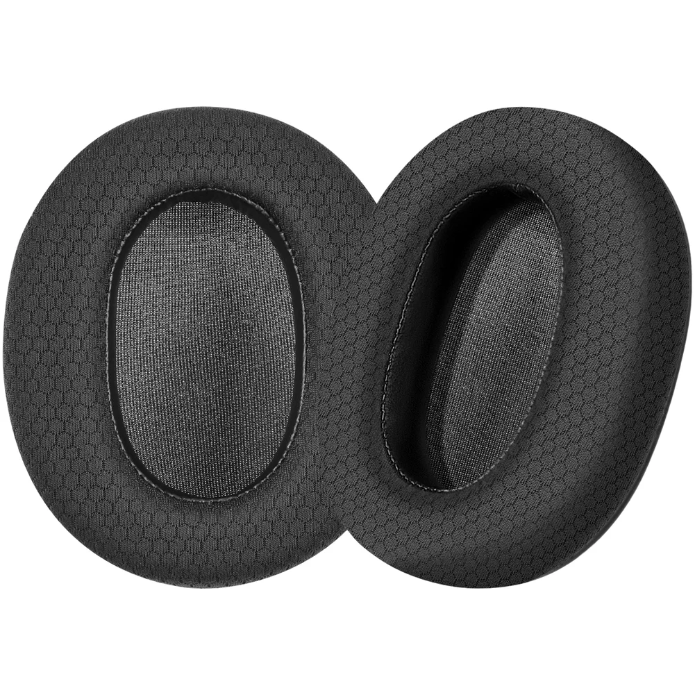Replacement Ear Cushions For Sony H9II Headphones With Soft Memory Foam And Breathable Mesh Fabric Black