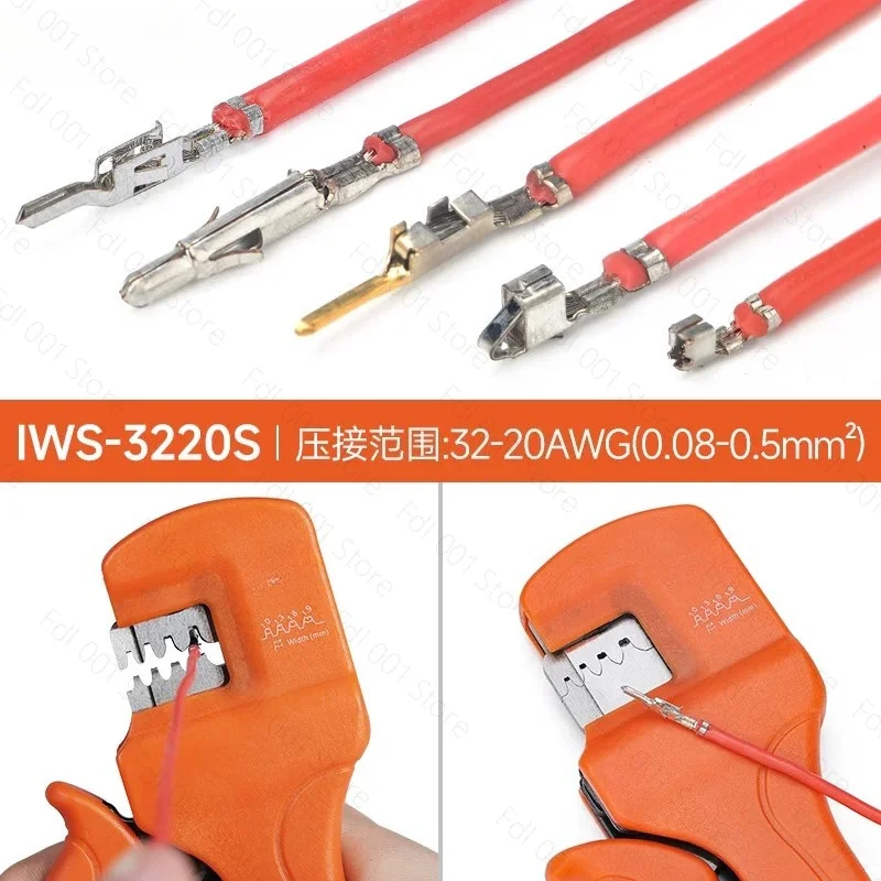 Automotive ECU Terminal Crimping Tool for TE Connector Small Pin Contact
