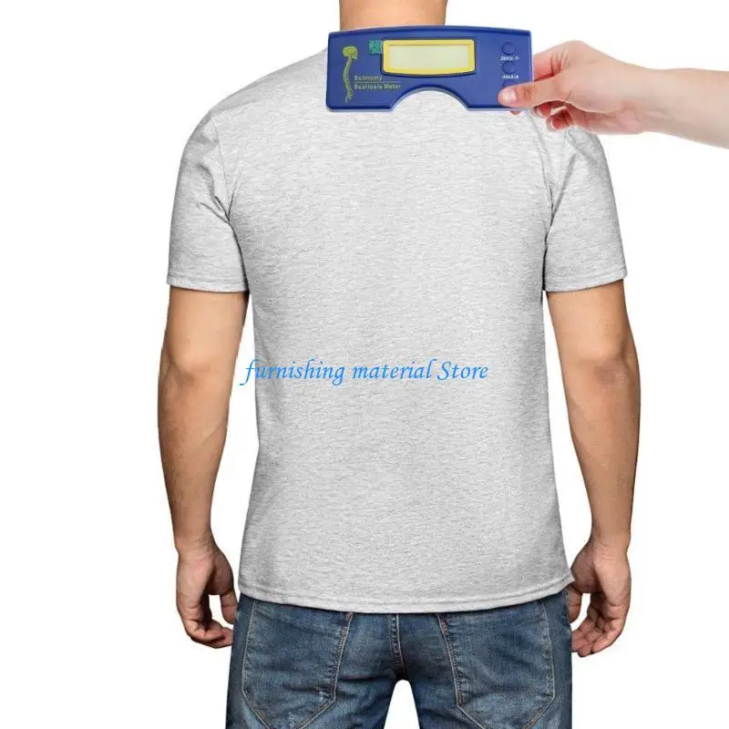 

Y5GD Human Spine Measuring Tool Scoliosis Meter 0-30 Degree Electronic Scoliometer Detector with Storage Bag and Screwdriver