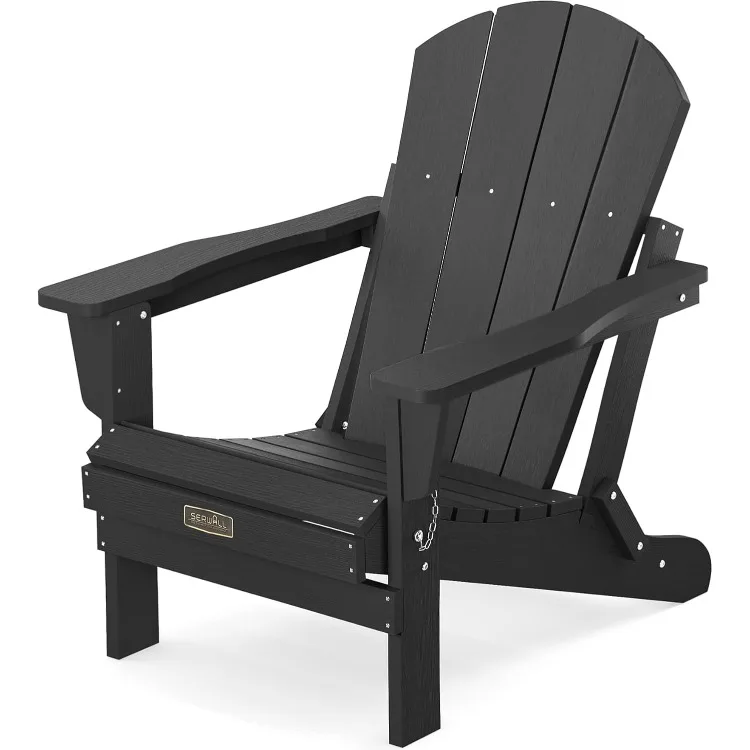 

Folding Adirondack Chairs Patio Chairs Lawn Chair Outdoor Weather Resistant for Patio Garden, Backyard Deck, Fire Pit -