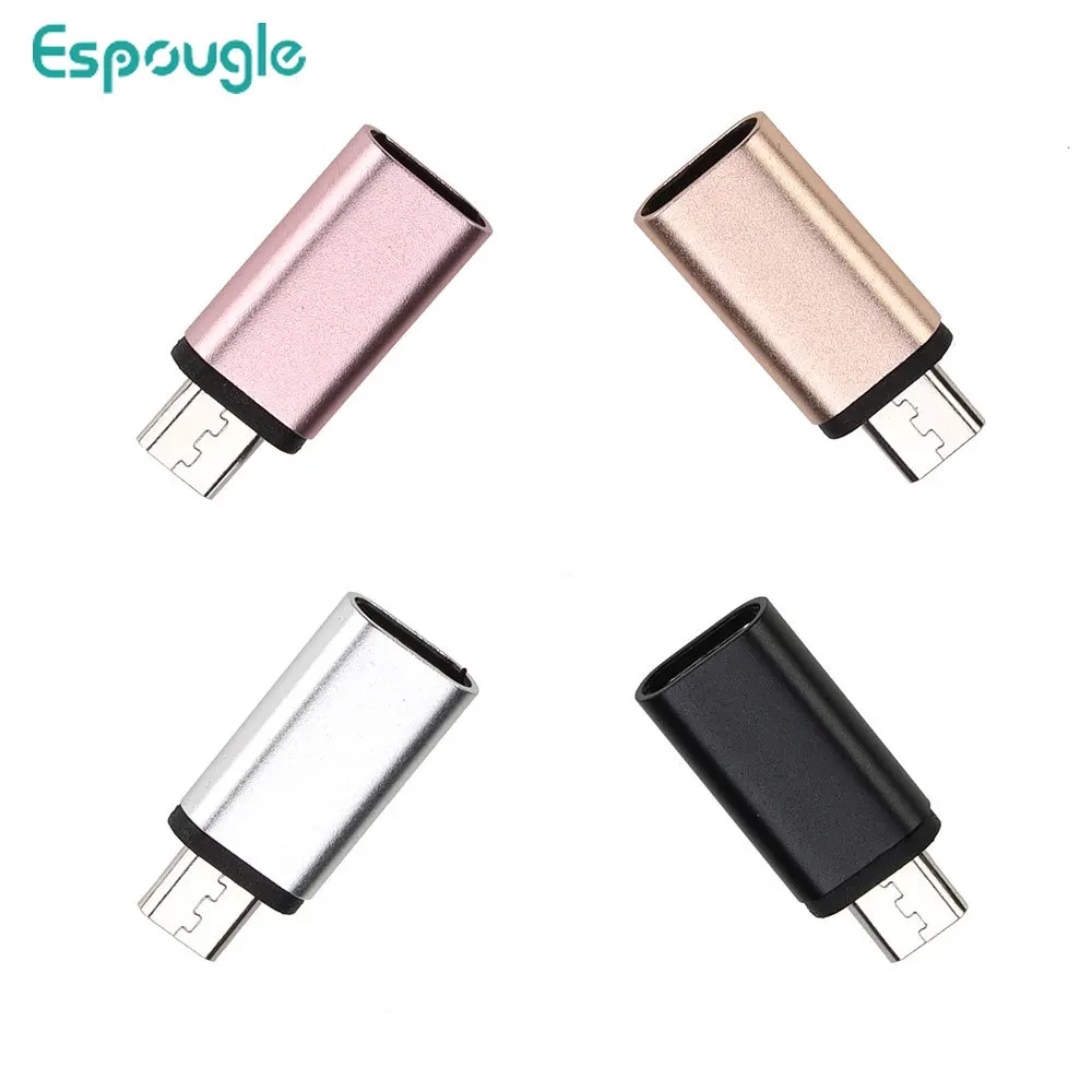 

500pcs USB-C Type C Female to Micro USB Male Charge Adapter Converter Connector For Android Mobile Phone