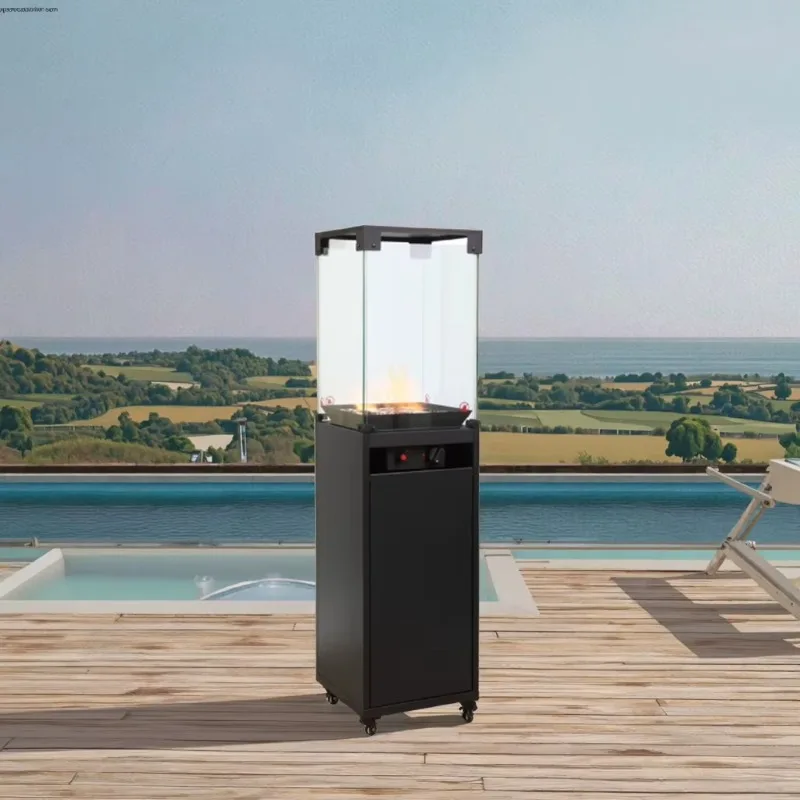 Airo ISO9001 BSCI Factory Direct Freestanding Portable Propane 8kW Gas Patio Heater CE Approved