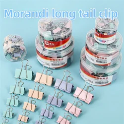 Colorful Metal Paper Clips High Quality Binder Clips Document Office School Stationery Binding Learning Supplies Free Shipping