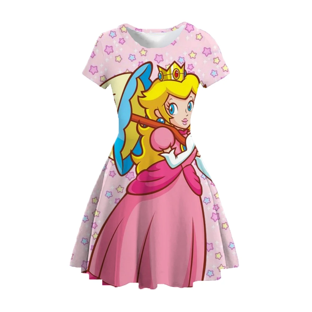 Mario or Luigi costume or birthday party Princess Peach and daisy cosutme women dress for halloween cosplay birthday