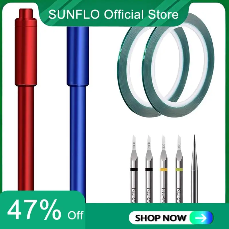 

SUNFLO Model Scribing Tool Set, Precision Scribing Blades, Tungsten Carbide Scribing Needle, Scribing Tape, Engraving Tools