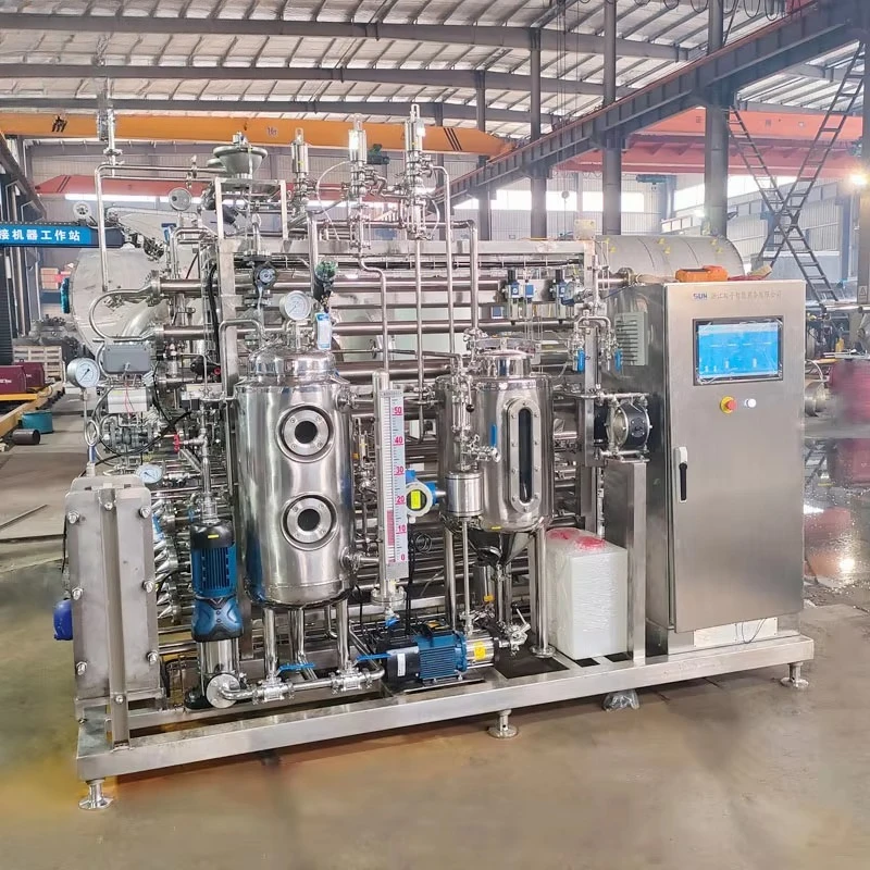 0.3T/H-5T/H Pasteurizer Machine Full Automatic UHT Sterilizer for Beverage/ Dairy Products