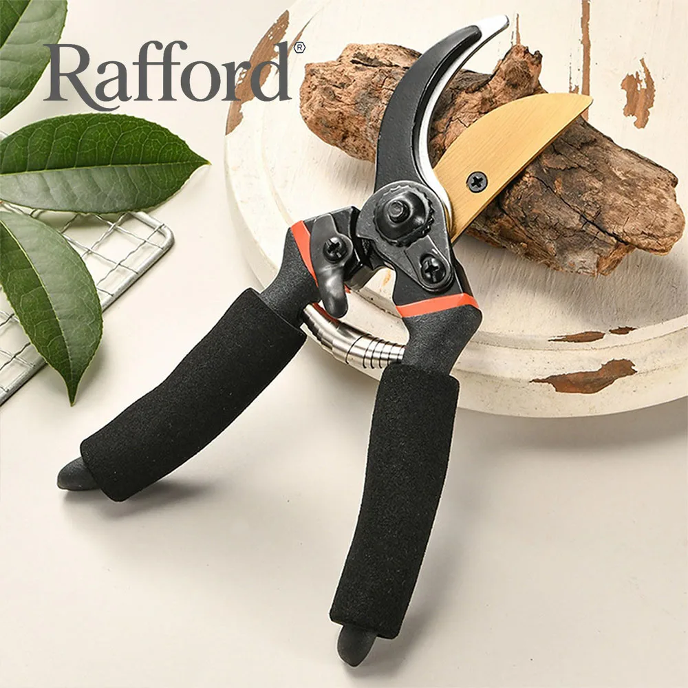 Tijeras de jardín multiusos Rafford de alta resistencia con empuñaduras acolchadas suaves, adecuadas para cortar árboles, rosas y otras plantas.