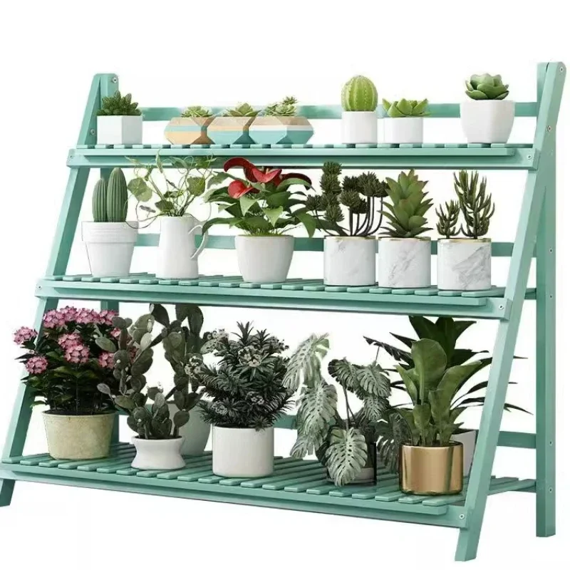 2/3/4 Tier Plant Stand Indoor Bamboo Flowerpot Shelf Outdoor Multi-Functional Display Shelf Storage Rack Garden Furniture