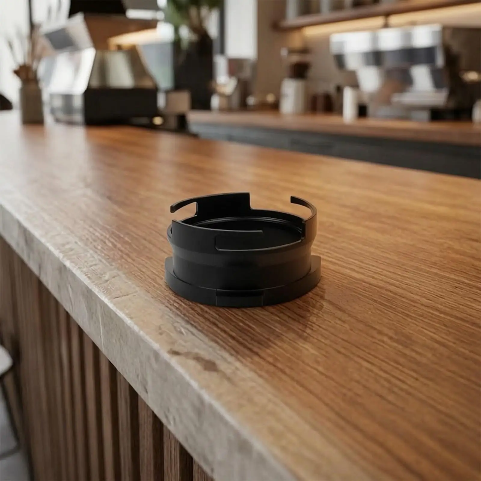 Aluminum Alloy Metering Insert with Locking Tabs Fine-Textured Rotating Coffee Metering Insert Easy to Clean for Home Baristas