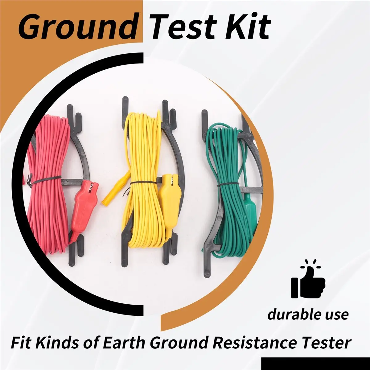 [Y39A]DY4100 Ground Test Kit Digital Earth Ground Resistance Meter Ohm Instruments Inspection Electrician Resistance Tester