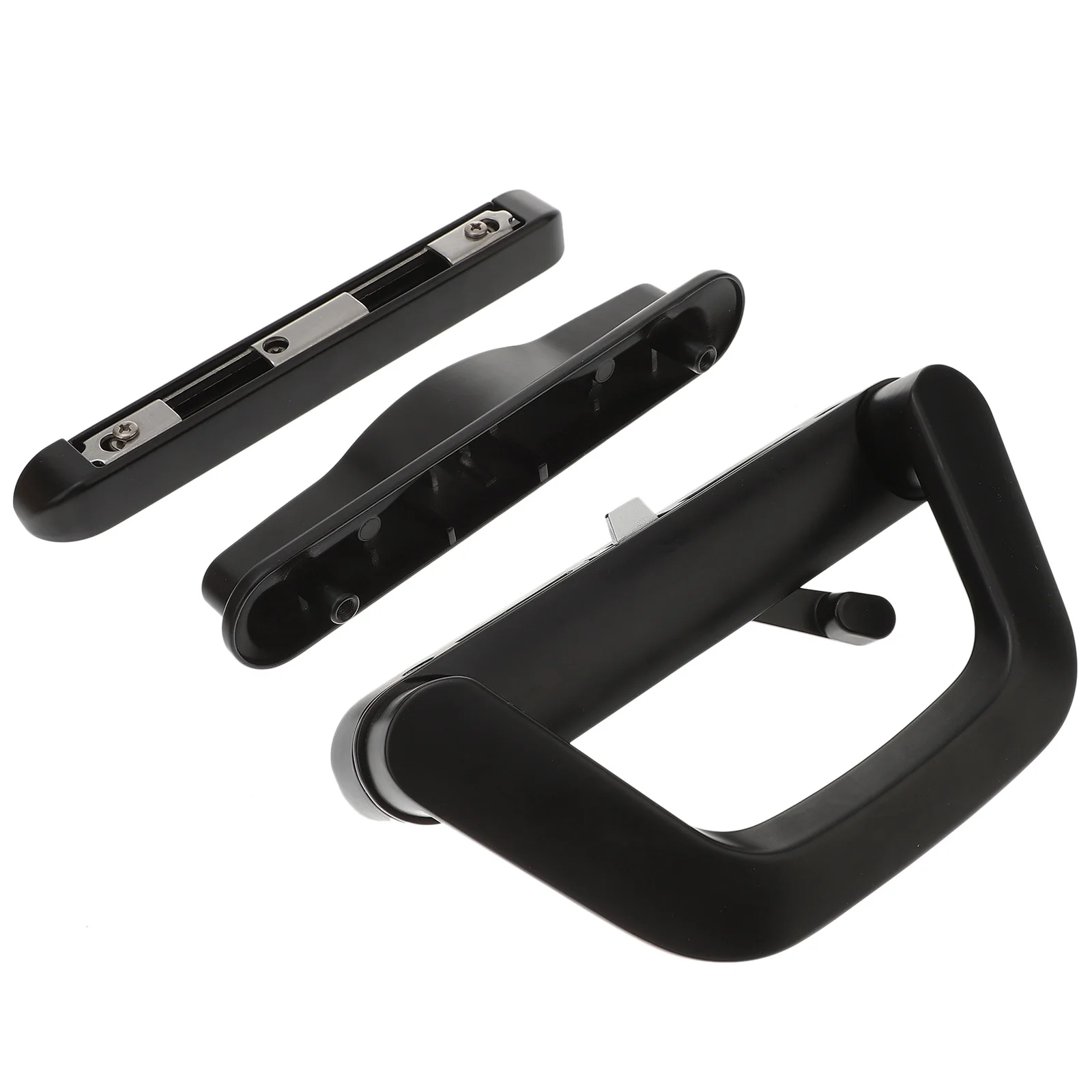 

1 set 1 Set Sliding Door Handle Lock Zinc Alloy For Patio Glass Wardrobe Cabinet Right Left Handed Security Handle Set Hardware