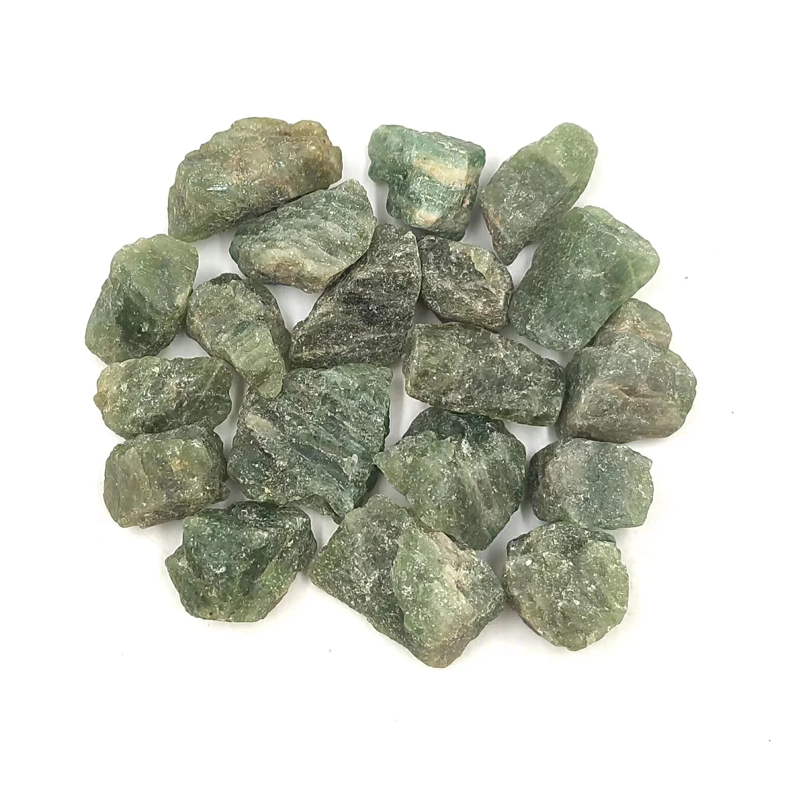 1pc Random Natural Green Apatite Raw Rough Stone Quartz Crystal Mineral Specimen Healing Reiki Aquarium Home Room Decoration