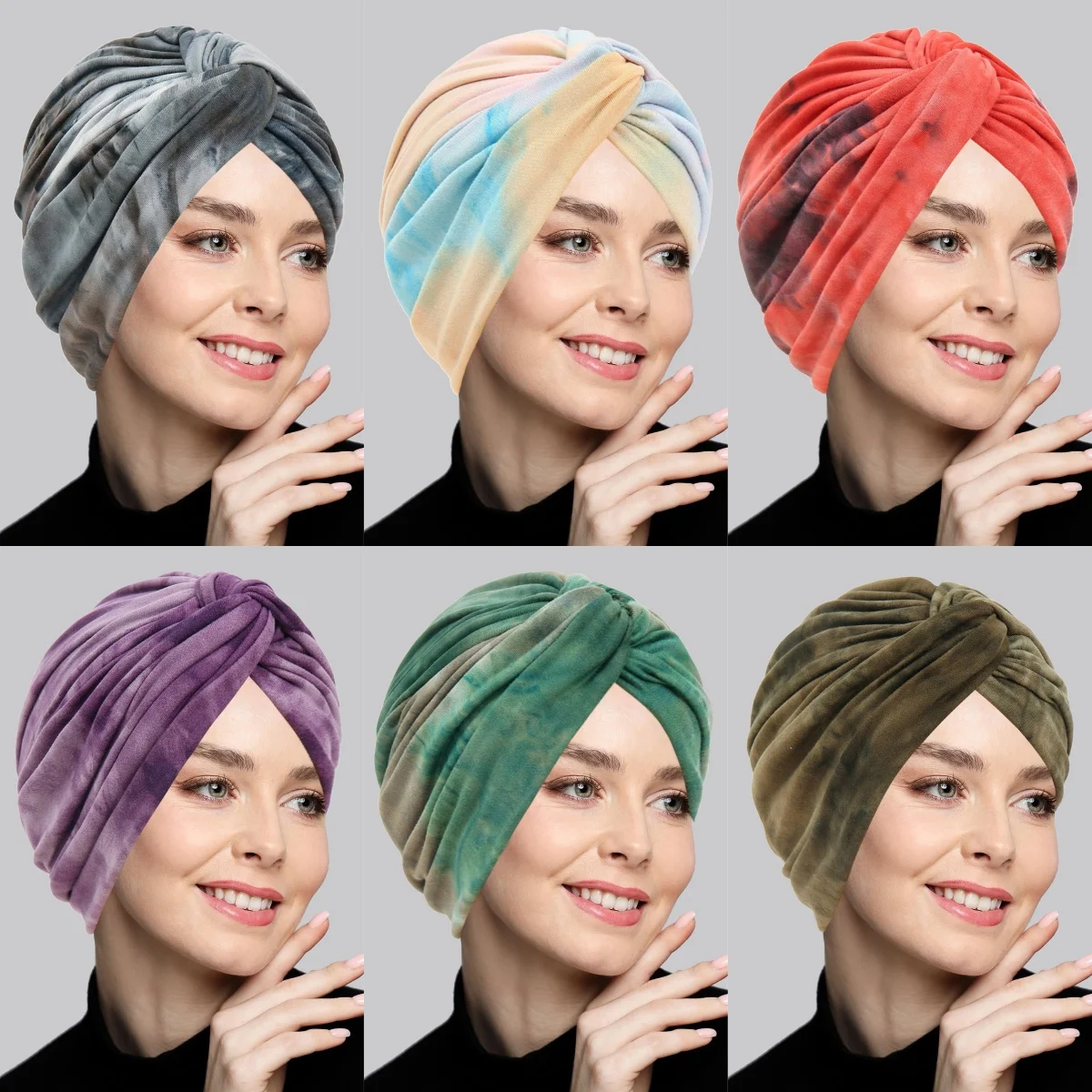 

New Headwear Beanie Hat Hijab Cap Twist Knot Turban For Women Girl Chemo Head Wrap Soft Stretch Hair Loss Alopecia Fashion