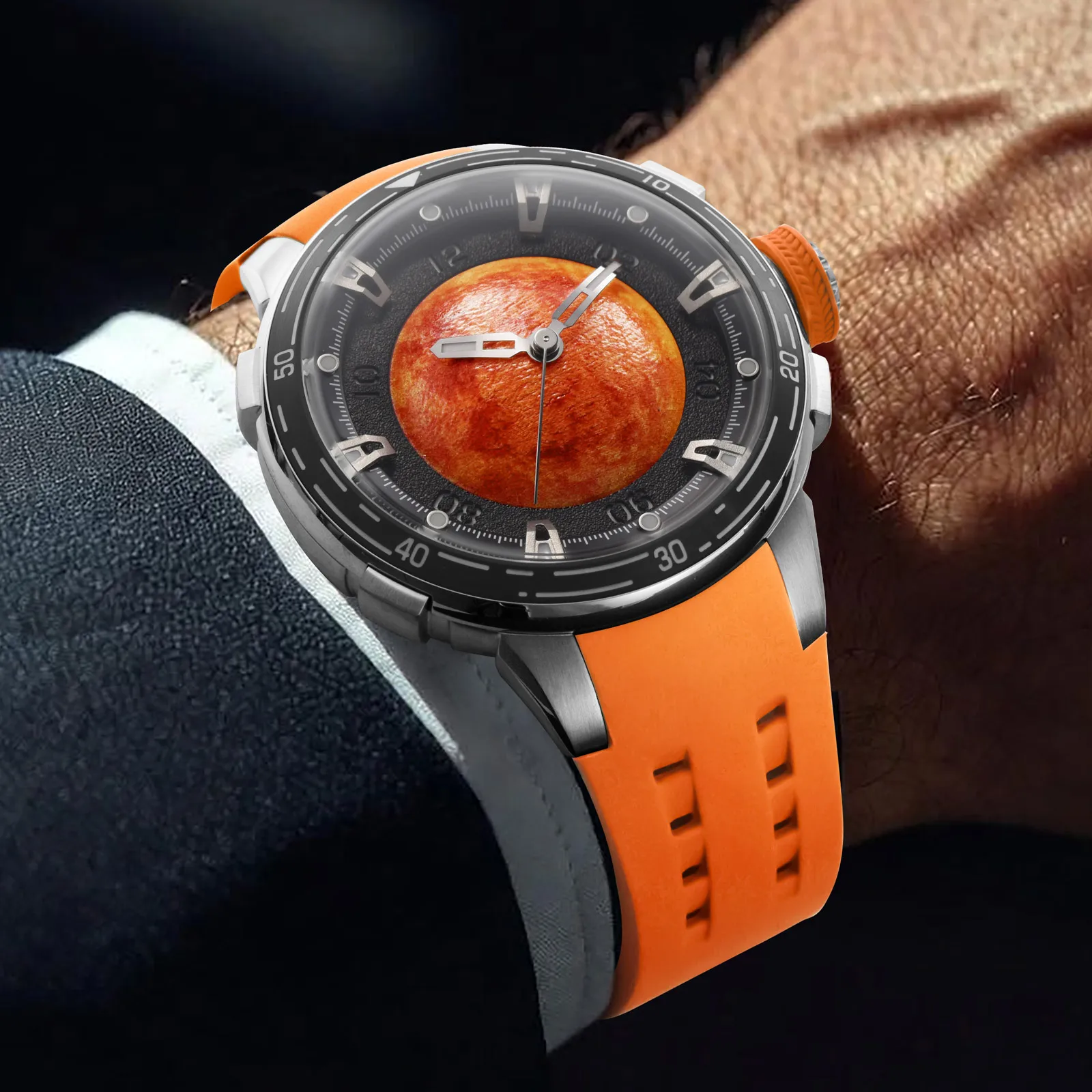 2026 PIDNU Markendesign Neue Star-Serie Mechanische Uhr Herren Japan 8215 Uhrwerk Herrenuhr Wasserdichte Automatische Luxusuhr – Detail 11