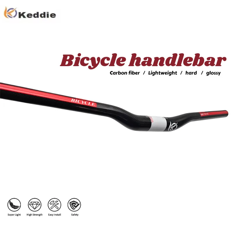 

Руль KEDDIE T1000 3K из полностью карбонового волокна для горного велосипеда, ширина 31,8 мм, длина 600-780 мм, запчасти для велосипедов