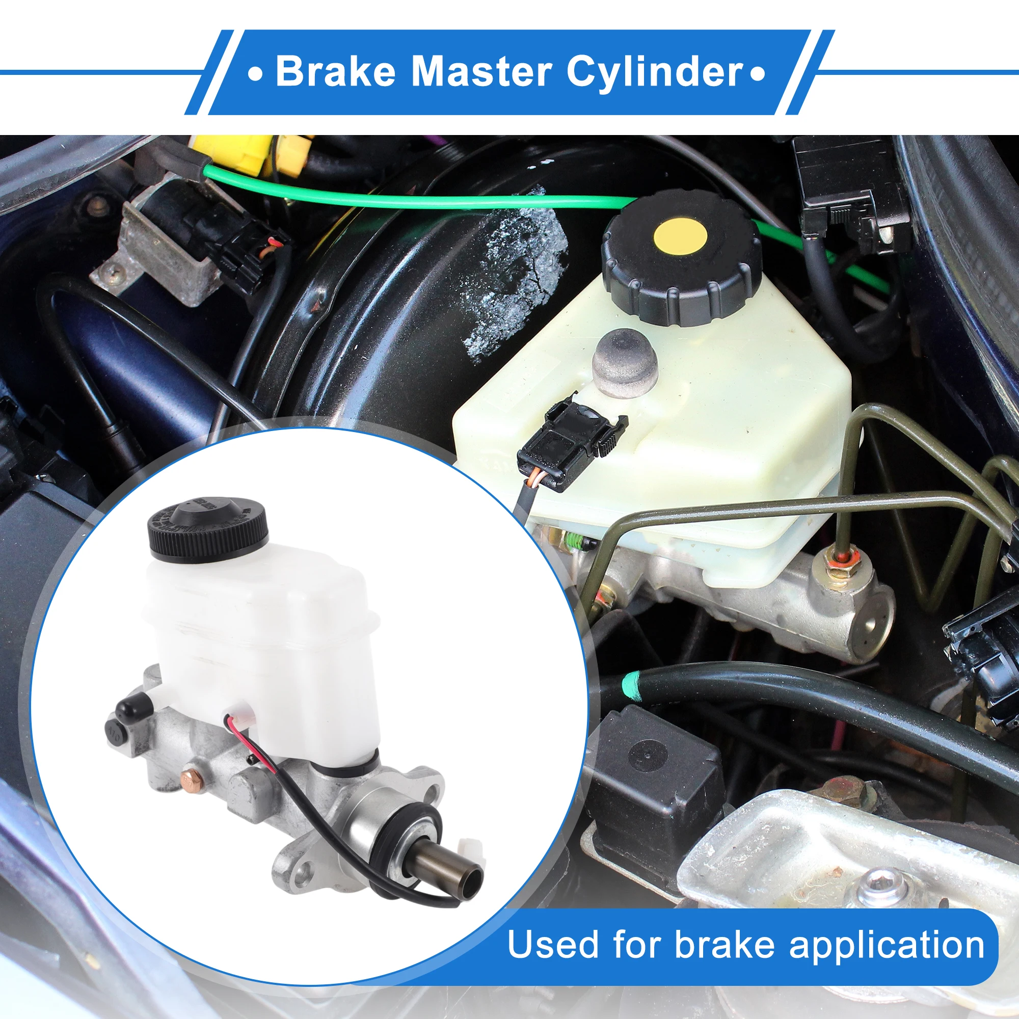 

UXCELL Brake Master Cylinder with Reservoir No.UA7J43400 for Ford Fiesta 2014-2017 Hydraulic Master Cylinder Aluminum Alloy