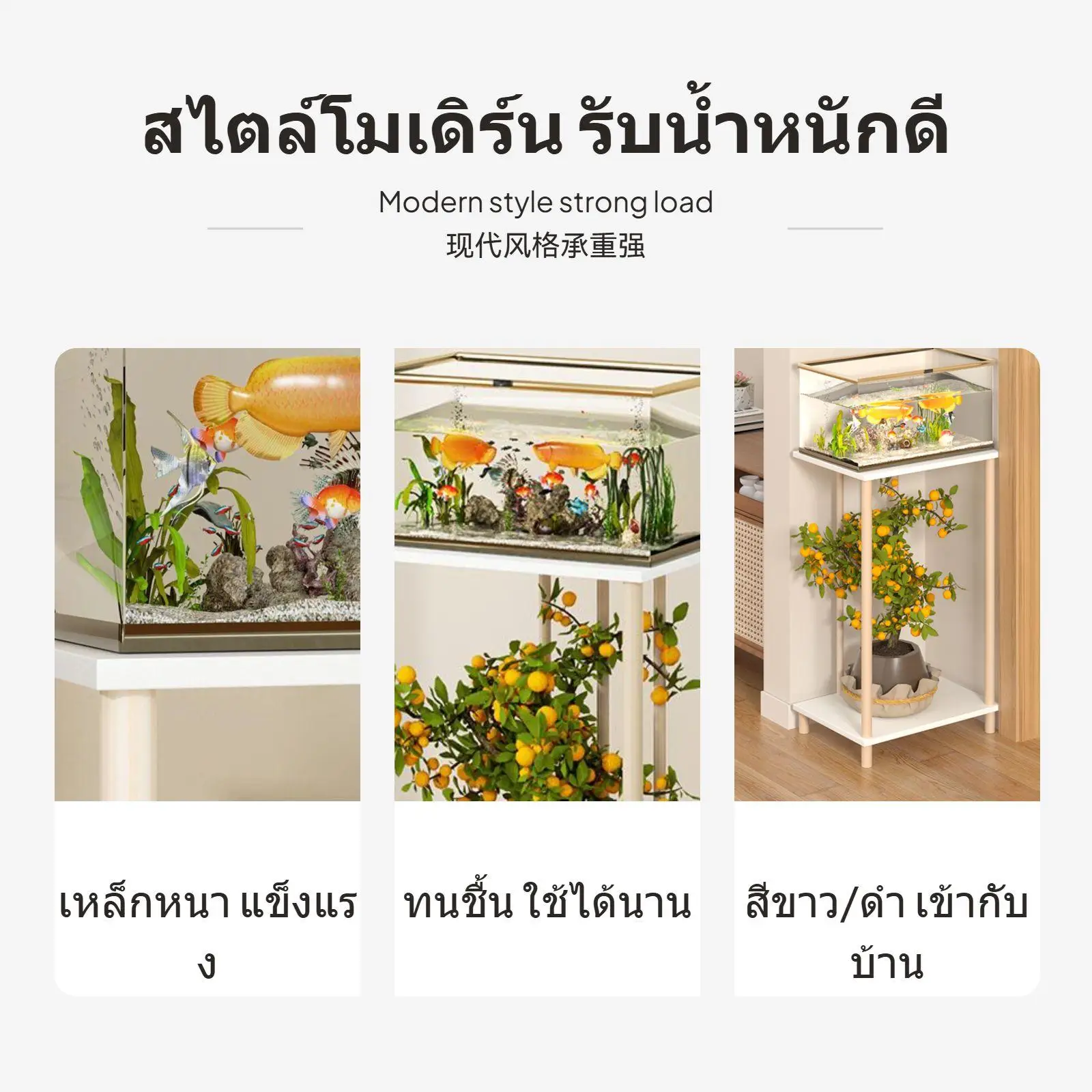 Five Post Fence Shelf Double Tier Book Plant Rack Sturdy Round Leg Platform for Home Versatility