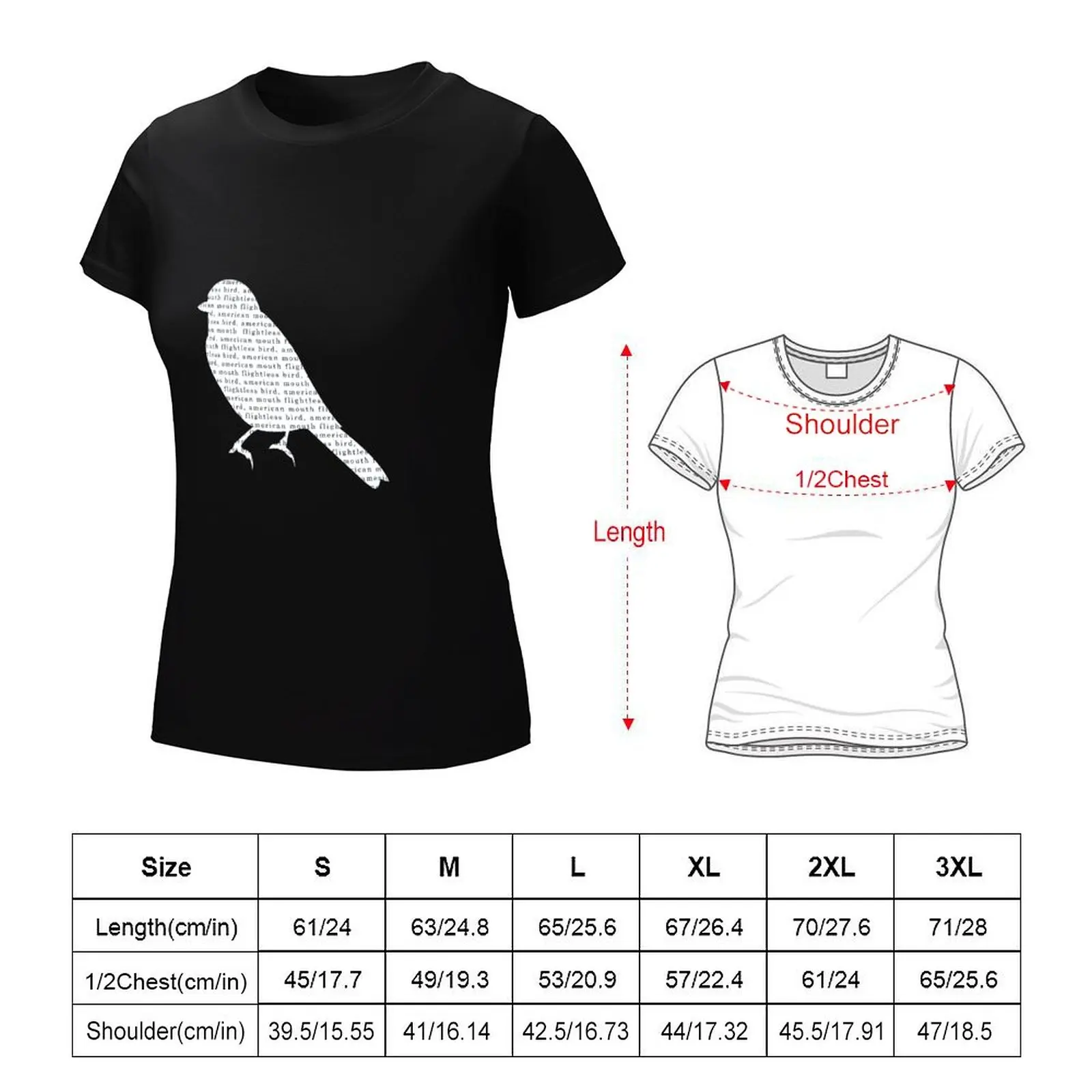 Loopvogel, Amerikaanse Mond T-Shirt Hippie Kleding Zomer Tops Schattige Kleding Vrouwelijke Kleding Luxe Designer Kleding Vrouwen