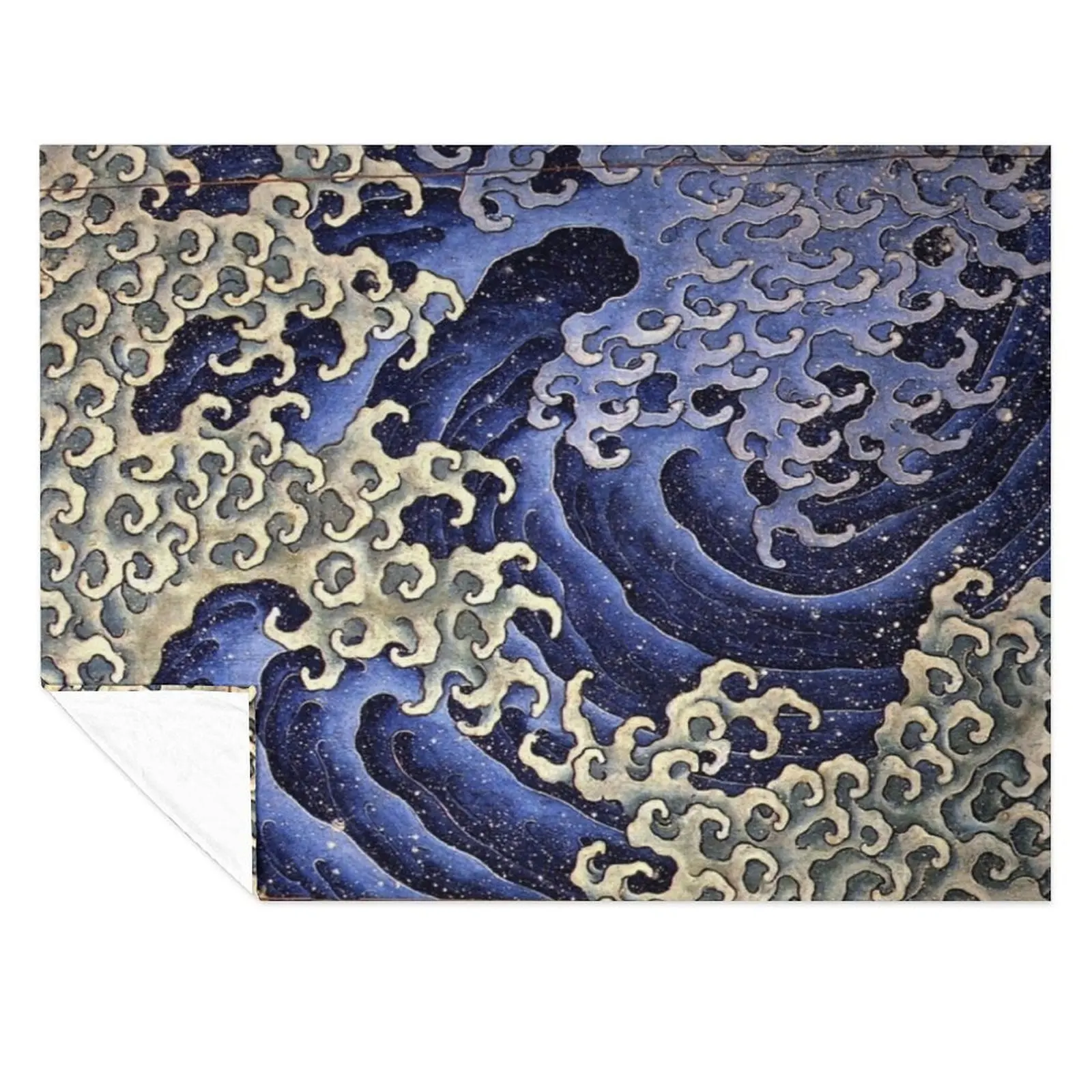 

Japanese Feminine and Masculine Waves Throw Blanket Blankets Sofas Of Decoration Blankets For Baby sofa bed Blankets