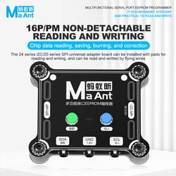 MAANT E1 Charging Chip Reader/Writer Serial Port EEPROM Programmer For iPhone 16P/16PM U2 Charging Chip Ic Read Write Repair