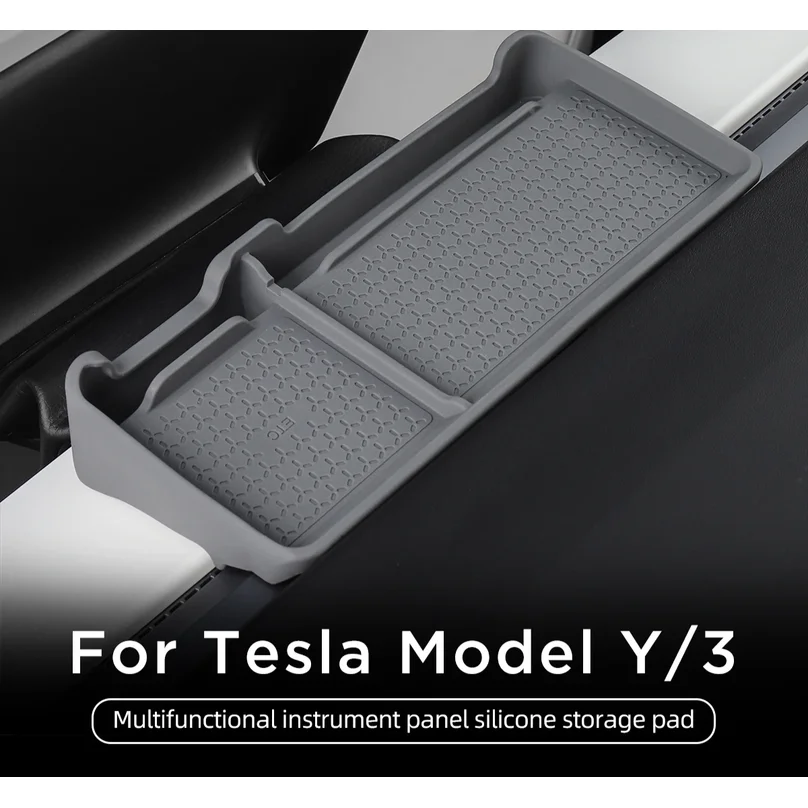 

Органайзер для приборной панели и центрального экрана Tesla Model 3/Y, задний лоток для хранения, аксессуары для сортировки в салоне автомобиля, 2023