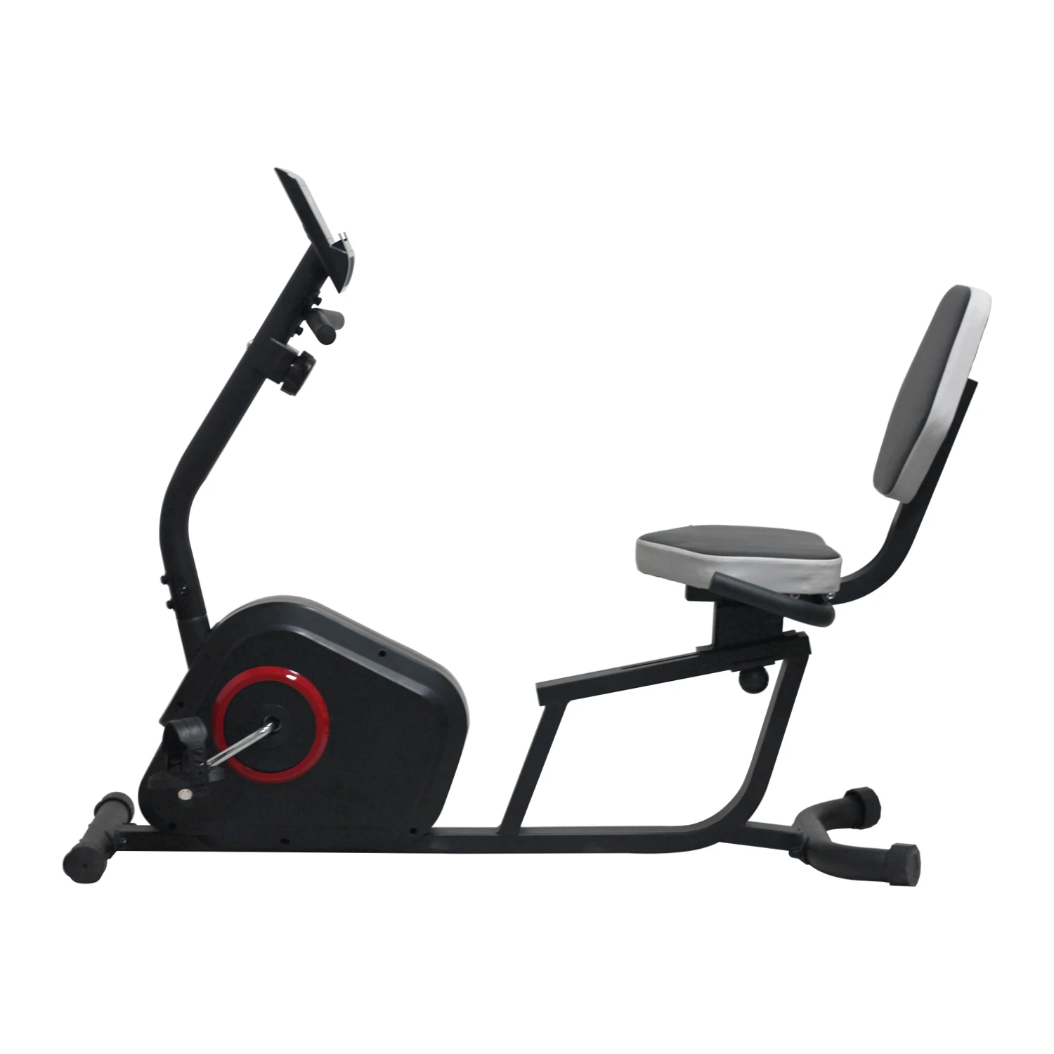 Dual Motion Commercial Recumbent Exercise Bike Belt Drive Cardio Fitness Bike for Home Use with Feature Indoor Settings