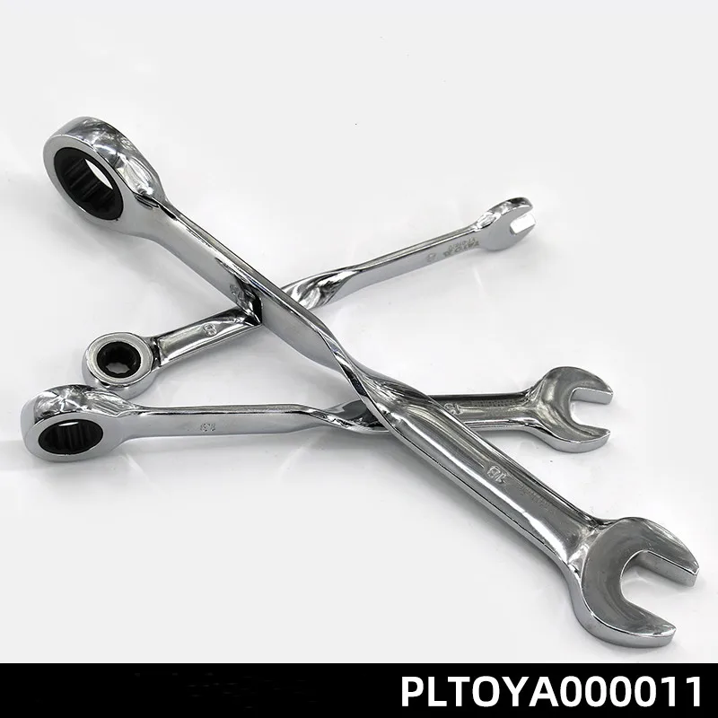 Plum Blossom Opening X Handle Ratchet Dual-Purpose Wrench Chrome Vanadium Steel X-Type Plum Opening Board Auto Repair Tools