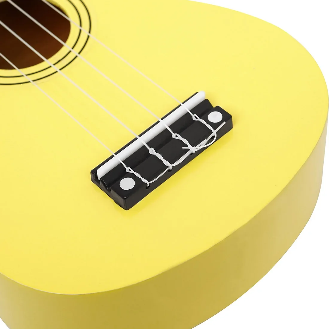 IRIN 21 بوصة القيثارة 4 سلاسل الغيتار الأصفر هاواي جيتار صغير الزيزفون القيثارة آلة موسيقية وترية المبتدئين هدية