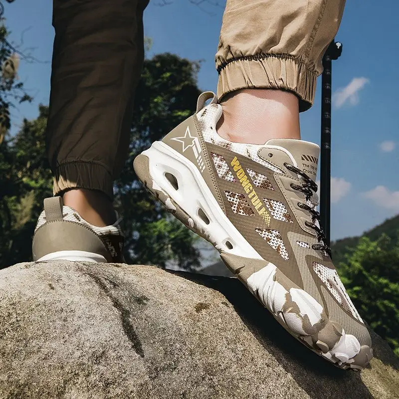 Women's Casual Shoes Hiking 2025 Original Comfortable Breathable Tennis Men's Shoes Mesh Sneakers