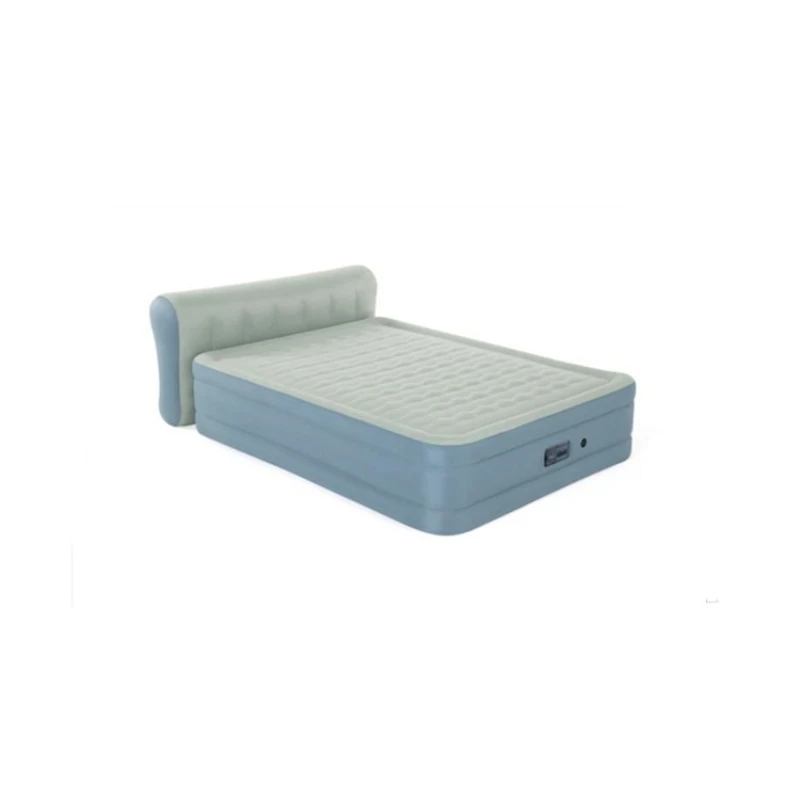 Double backrest cloth surface inflatable bed built-in smart electric pump inflatable mattress