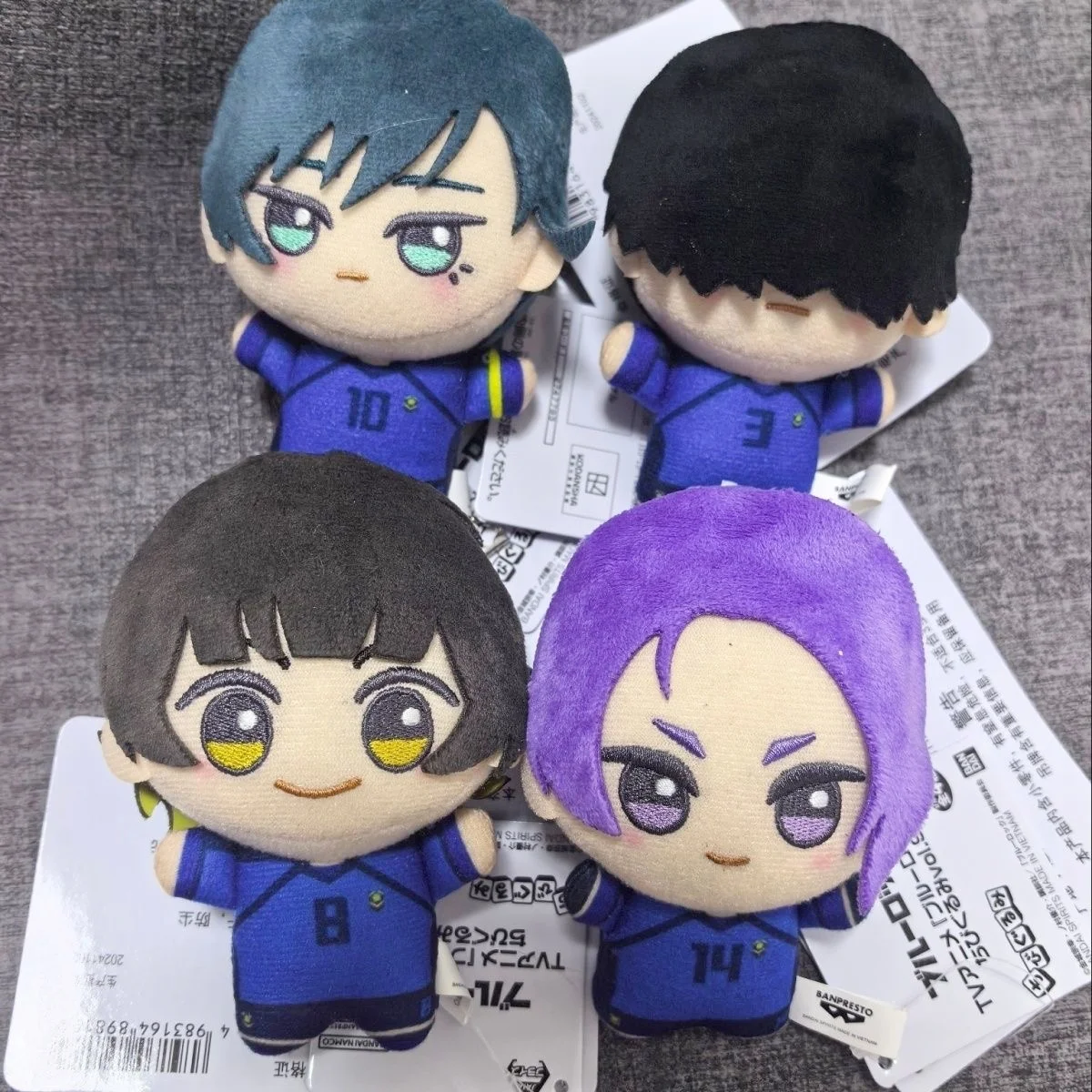 Original Anime Blue Lock Vol.9 Vol.10 Rin Itou Bachira Meguru Cosplay Plush Doll Fluffy Maumet Pendant Gifts Toys