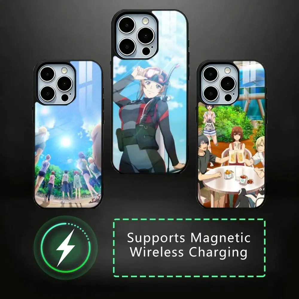 Grand B-Blue Dreaming Anime  Phone Case For iPhone17,16,15,14,13,12,11 Plus,Pro Supports Magnetic Wireless Charging