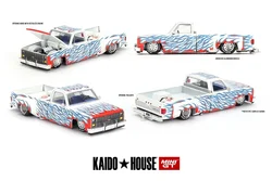 (Pre-order) Kaido House x MINI GT 1:64 Silverado Dually on Fire V2 Diecast Model Car