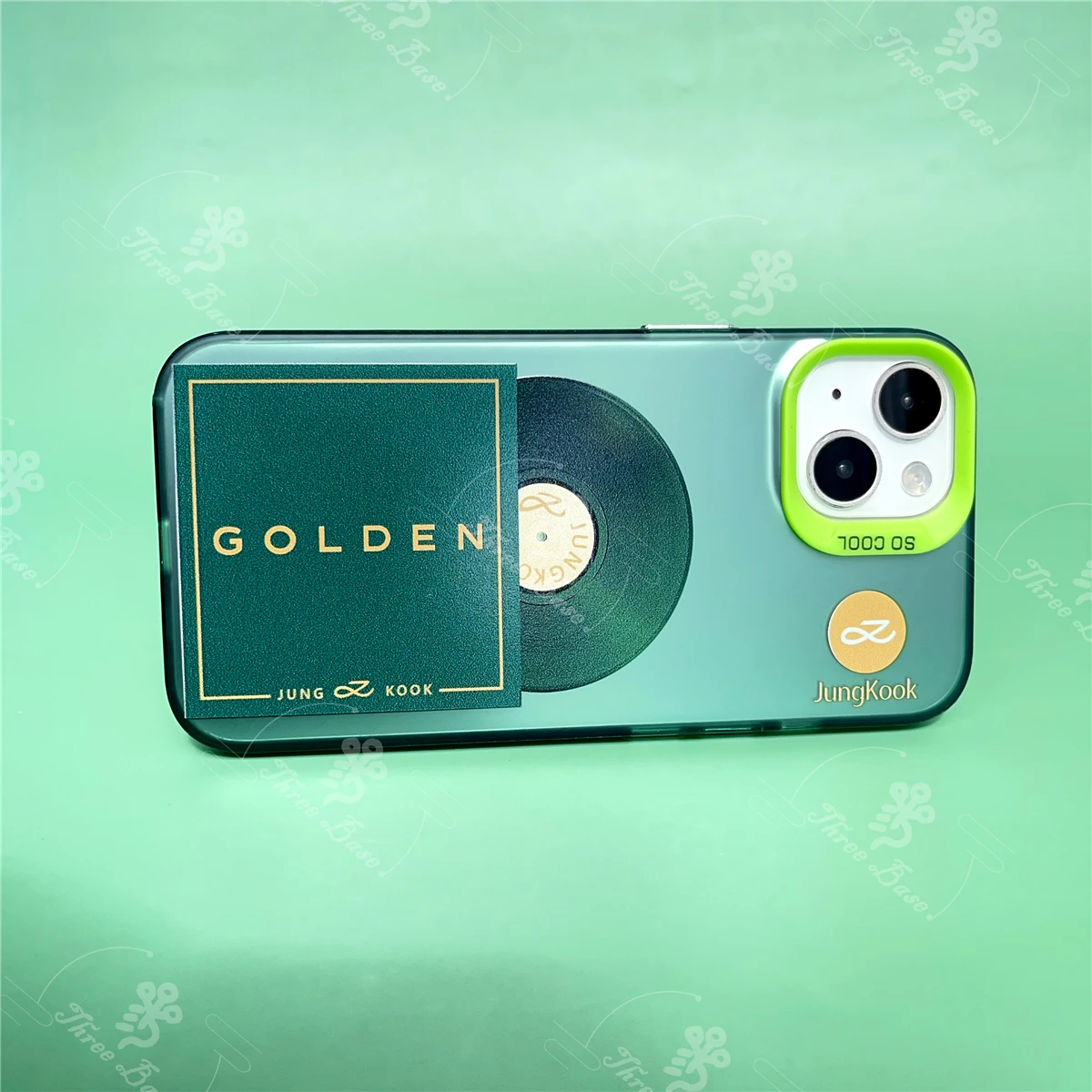 غطاء هاتف KPOP JKOOK ذهبي لهاتف آيفون 16PRO 15 PRO MAX 15PLUS 14 XR XS MAX 11 Pro max 12 Pro 12 MINI 13 Mini 13 Pro 14 Pro max