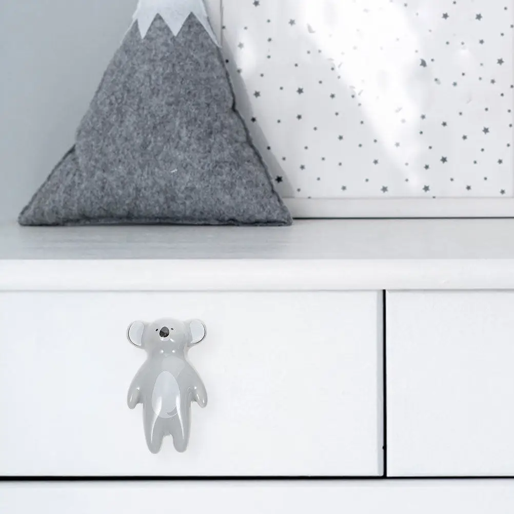 8Pcs Ceramic Cabinet Door Handles Cute Animal Style Decorative Drawer Knobs Wardrobe Dresser Pulls for Room Furniture