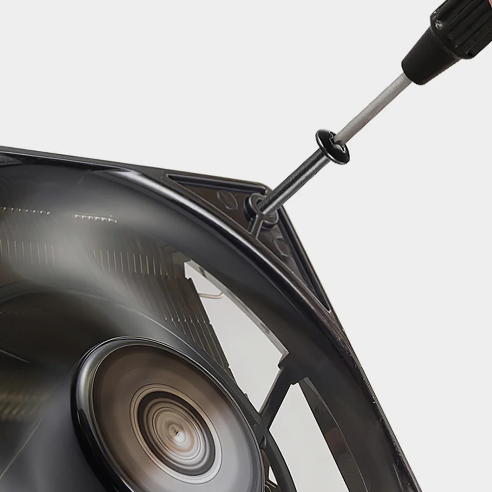 

1Set Computer Case Cooling Fan Screw Steel Set Long Short Screws Self Tapping Fan Mount Installation Screw Set