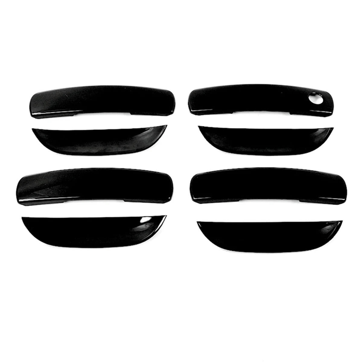 

For Dodge Charger 2011-2023 Exterior Door Handle Cover Trim & Door Bowl Cover Trim Accessories , Black