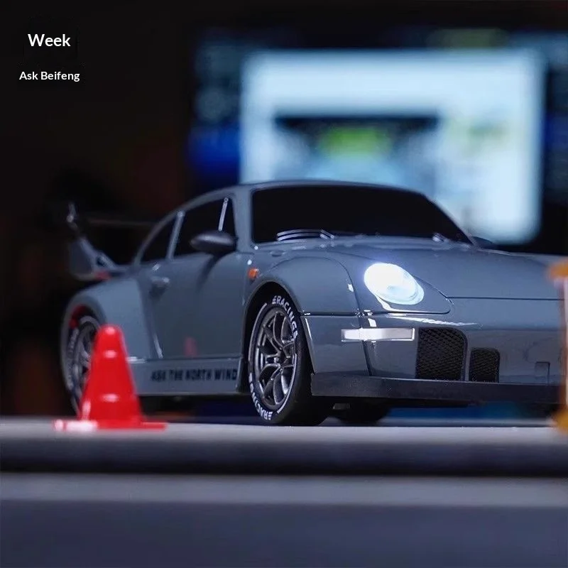 Ask the North Wind 993 Limited Edition Liquid Silver Half Proportional Throttle RC Remote Control Car Entry Drift Car