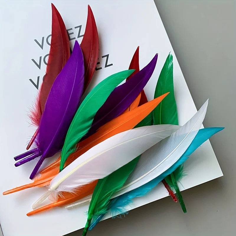 

Wholesale Curved Goose Biot Feathers 4-6 Inch Sickle Shape Feather for DIY Jewelry Making Dream Catcher Craft Wedding Decoration
