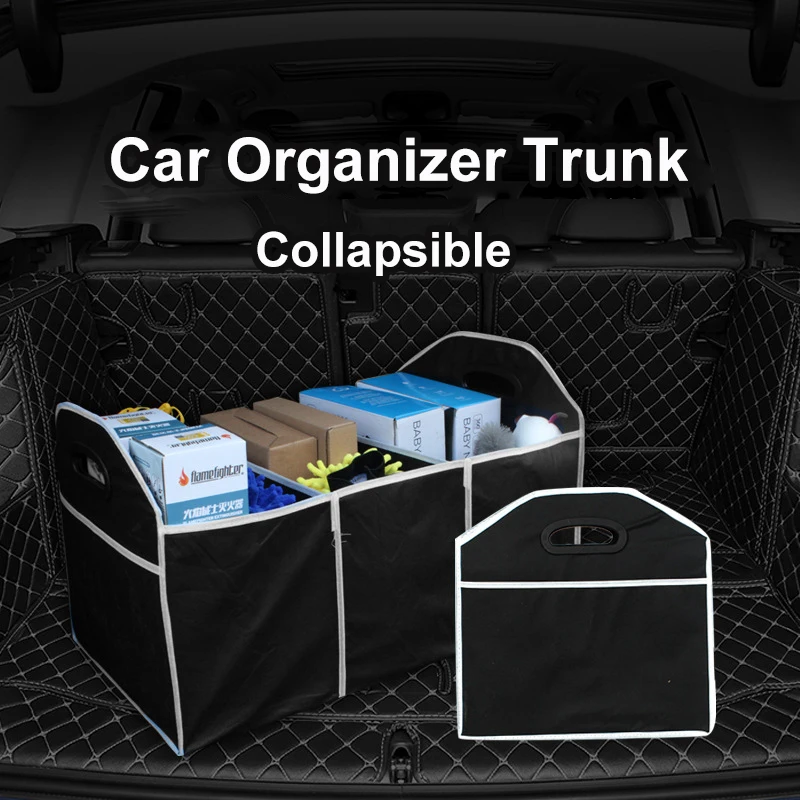 

Car Organizer Trunk Collapsible Toys Food Storage Truck Cargo Container Multifunction Bags Box Car Tidying Auto Accessories