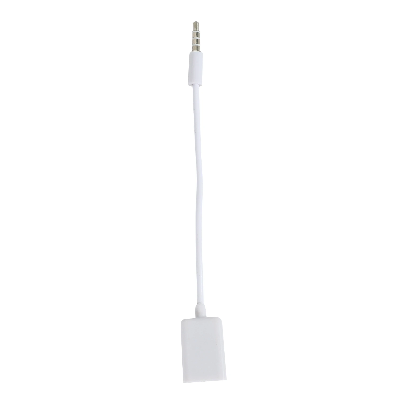 3.5mm Male AUX Audio Plug Jack To USB 2.0 Female Converter Cable Cord Car MP3 image 6